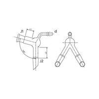 旭製作所 減圧用二又アダプター 2334ー3M 1個 61-4706-43（直送品）