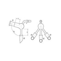 旭製作所 減圧用三又アダプター 2336ー5L 1個 61-4706-48（直送品）