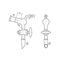 旭製作所 コック付減圧用アダプター 2338ー5L 1個 61-4706-61（直送品）