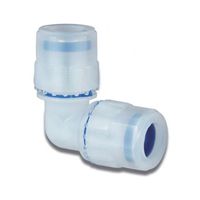 BUENO TECHNOLOGY フッ素樹脂 PFA 継手 ユニオンエルボ UEーM6 UE-M6 1個 62-1058-15（直送品）