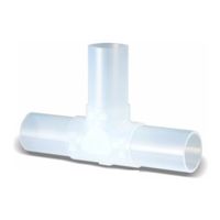 BUENO TECHNOLOGY フッ素樹脂 PFA 継手 ティーアダプタ (Tタイプ) TAーTH8 TA-TH8 1個（直送品）