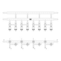 旭製作所 真空ライン(グリースレスバルブ仕様) 溝付 グリースレスバルブ 芯棒材質:PTFE 2212ー6ーG 1個 62-2091-07（直送品）