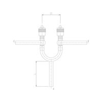 旭製作所 高真空グリースレスマルチバルブ III型 芯棒材質:PTFE 2266ー15 1個 62-2091-89（直送品）