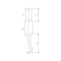 旭製作所 挿入管付縮小アダプター 2305ー3L5L 1個 62-2092-01（直送品）