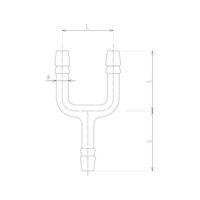 旭製作所 U字管 2368-12 1個 62-2092-21（直送品）