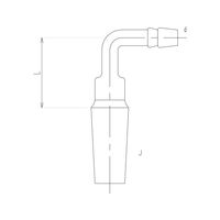 旭製作所 排気管曲管 オス 2402-1L 1個 62-2092-60（直送品）