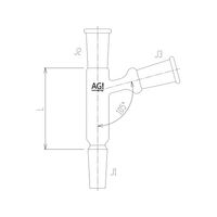 旭製作所 三又連結管 2552ー2L 1個 62-2095-23（直送品）