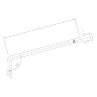 旭製作所 L字管 2573ー2L 1個 62-2095-48（直送品）