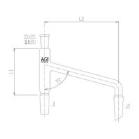 旭製作所 分留用連結管 2578-5L-300 1個 62-2095-64（直送品）