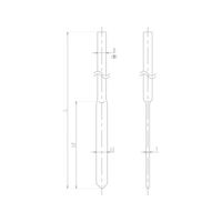 旭製作所 温度計兼用バッフル 3372ー8ー10T 1個 62-2105-12（直送品）