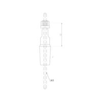 旭製作所 温度計ホルダー 3384-13-4L 1個 62-2105-25（直送品）