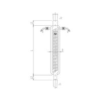 旭製作所 二重管 冷却器 ウォーターコネクター仕様 3453-200W-1L 1個 62-2106-81（直送品）