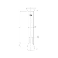 旭製作所 充填塔(目皿受付) 3514ー50ー500ーK 1個 62-2108-73（直送品）
