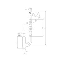 旭製作所 分留管ヴィグリュークライゼン 3522-300-4L 1個 62-2108-92（直送品）