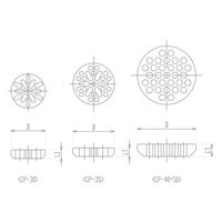 旭製作所 テフロン目皿 3562ー40 1個 62-2109-35（直送品）