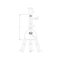 旭製作所 減圧用 分岐管 4本足 3634-3L2L 1個 62-2110-01（直送品）