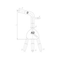 減圧用 曲管形分岐管 4本足 3636シリーズ