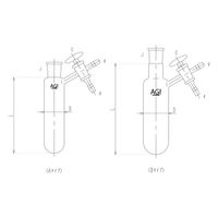 旭製作所 シュレンク管 ガラスコック 4722ー50ー1L 1個 62-2118-33（直送品）