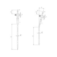 旭製作所 反応容器用PTFEコック付キャピラリー管 PTFE コック 3390-0M-9 1個 62-2120-32（直送品）