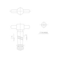旭製作所 PTFE一方二方コック 閉止 PTFEコック 2116ー20T 1個 62-2120-65（直送品）