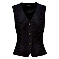 アイトス Pieds ベスト（３ツボタン） ブラック 23号 HCV9420-099-23（直送品）