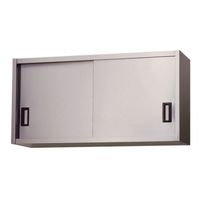 東製作所 ステンレス吊戸棚 1500×350×600 AS-1500-600 1個 61-4436-36（直送品）