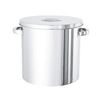 MONOVATE ステンレスタンク STー18 ストック蓋付 4L ストックフタツキ 1個 61-0743-95（直送品）