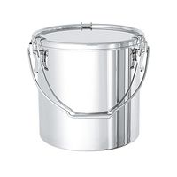 SUS316L密閉式ステンレスタンク 吊り下げ CTBー30ー316L A型シリコンパッキン付 20L Aガタシリコンパッキンツキ 1個（直送品）