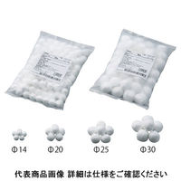 ベスケア綿球 Φ20mm 7-3422-02 1セット（500g：50g入×10袋）（直送品）