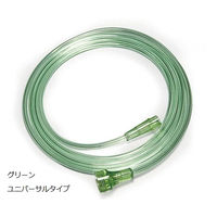 インターメドジャパン 酸素チューブ（オキシプライム） グリーン ユニバーサルタイプ 1箱（25本入） 7-1250-02（直送品）