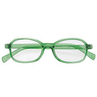 老眼鏡（受け付け用） 弱度 眼鏡（グリーン） 1セット（2個入） 0-7472-13（直送品）