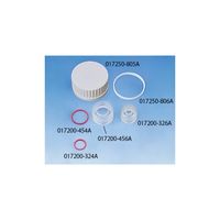 柴田科学 ねじ口びん液切リング 白キャップ用 GLSー80 017250-806A 1パック(5個) 61-4411-99（直送品）