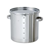 日東金属工業 ステンレス密閉容器 目盛付 (バンド式) 100L CTL-M-47H 1個 62-1371-87（直送品）