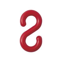 日本緑十字社 Sフック Φ8mm レッド PF-8R 1組(2個) 61-9937-52（直送品）