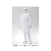 東洋リントフリー 防塵ツナギ服 白 FX120Cー01 M 1枚 61-0089-42（直送品）