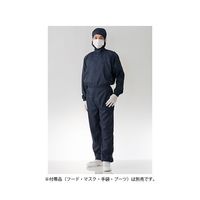 東洋リントフリー 防塵ツナギ服 紺 FH199Cー07 M FH199C-07 1枚 61-0091-47（直送品）