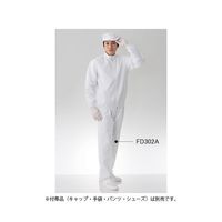 東洋リントフリー 防塵上着 白 FD216Cー01 L 1枚 61-0092-22（直送品）
