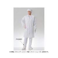 【お気にいる】 東洋リントフリー 防塵上着 61-0091-76 1枚 4L FH203Cー01 白 研究用衣類・小物
