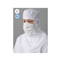 東洋リントフリー 防塵フード 青 FC442Cー02 M 1枚 61-0095-19（直送品）