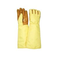 マックス 500°C対応クリーン用耐熱手袋(ロング) クリーンパック品 MZ656-CP 1双 61-4697-15（直送品）