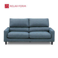【車上渡し】RELAX FORM モルトベーネ Moltobene 3人掛ソファ ピーコックブルー 1脚（直送品）
