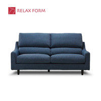 【車上渡し】RELAX FORM ベニッシモ Benissimo 3人掛ソファ ピーコックブルー 1脚（直送品）