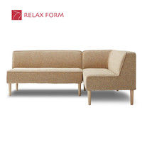 【車上渡し】RELAX FORM ハーブII ソファ コーナーセット（左） ジンジャーイエロー 1セット（直送品）