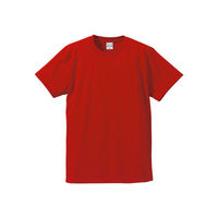 United Athle（ユナイテッドアスレ） 5001綿Tシャツ S レッド 1包（10枚入） キャブ（直送品）
