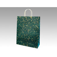 パックタケヤマ 手提袋 HZ風雅 グリーン XZT00655 1包：50枚×4（直送品）