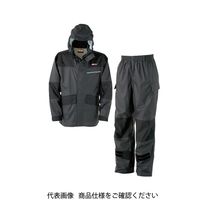 カジメイク 仕事合羽 チャコール M KM001-74-M 1着（直送品）