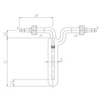 旭製作所 トラップ III型(ホース分離型) 4147ー65/350 1個 62-2116-83（直送品）