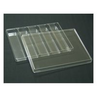 アズワン サンプル保管トレー(3枚入) 210×297×25mm 1×4マス T-006-05(5マス)3マイ 1セット(3枚)（直送品）