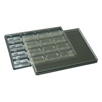 アズワン サンプル保管トレー 5枚入 210×297×20mm 4×4マス 61-9950-30 1セット(5枚)（直送品）