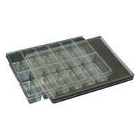 アズワン サンプル保管トレー 5枚入 210×297×45mm 2×6マス 61-9950-33 1セット(5枚)（直送品）